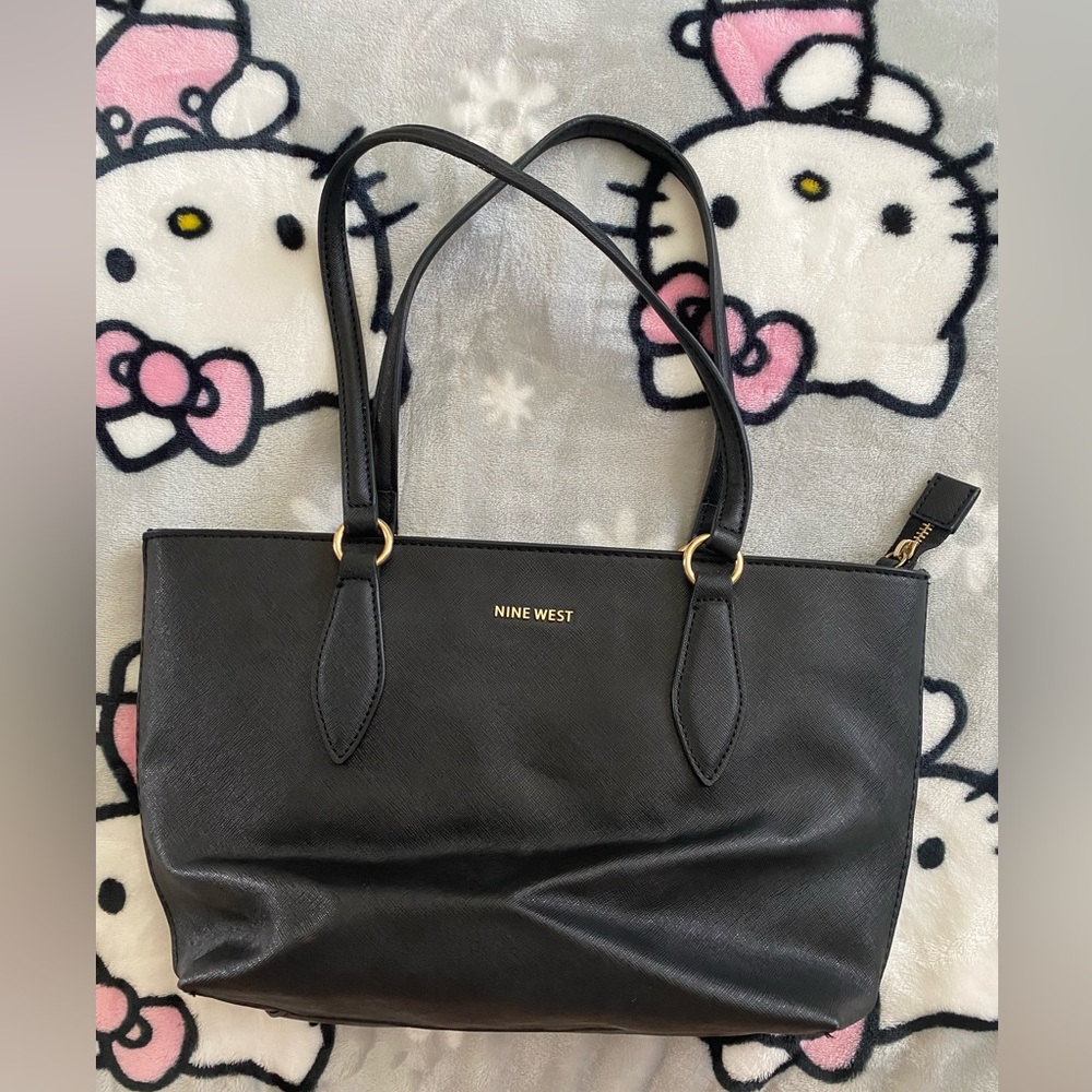 Nine West Elegant Black Tote Bag